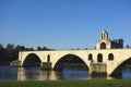 The Pont Saint-Benezet or the Pont d'Avignon in Avignon, France