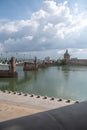 Pont Saint Pierre, Cityscape in Sunny day in Toulouse, France in summer 2022 Royalty Free Stock Photo