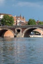 Pont Saint Pierre, Cityscape in Sunny day in Toulouse, France in summer 2022 Royalty Free Stock Photo