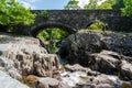 Pont-y-pair bridge over the River Llugwy Royalty Free Stock Photo