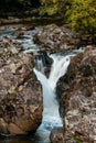 Pont-y-Pair Waterfalls Royalty Free Stock Photo