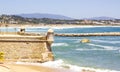 Ponta da Bandeira Fort in Lagos, Portugal Royalty Free Stock Photo