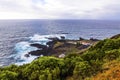 Ponta da Ferraria hot springs, Sao Miguel island, Azores, Portugal