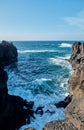 Ponta da Ferraria on Sao Miguel island. Azores, Portugal Royalty Free Stock Photo