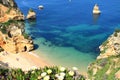 Ponta de Piedade in Lagos, Algarve coast in Portugal