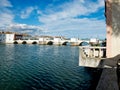 Ponta de Romana over Gilao river in Tavira, Algarve. Portugal.