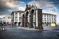 Ponta Delgada, Azores, Portugal - April 20, 2015: Portas da Cida Royalty Free Stock Photo