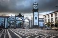 Ponta Delgada, Azores, Portugal - April 20, 2015: Portas da Cida Royalty Free Stock Photo
