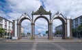City Gate of Ponta Delgada, Sao Miguel island, Azores, Portugal Royalty Free Stock Photo