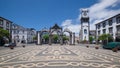 City Gate of Ponta Delgada, Sao Miguel island, Azores, Portugal Royalty Free Stock Photo