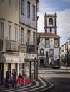 Ponta Delgada city centre Royalty Free Stock Photo