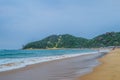 Ponta Do Ouro pristine beach and town in Mozambique coastline near border of South Africa Royalty Free Stock Photo