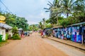 Ponta Do Ouro pristine beach and town in Mozambique coastline near border of South Africa