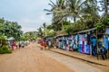 Ponta Do Ouro pristine beach and town in Mozambique coastline near border of South Africa Royalty Free Stock Photo