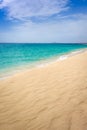 Ponta preta beach and dune in Santa Maria, Sal Island, Cape Verde Royalty Free Stock Photo