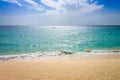 Ponta preta beach and dune in Santa Maria, Sal Island, Cape Verde Royalty Free Stock Photo