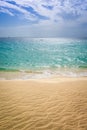 Ponta preta beach and dune in Santa Maria, Sal Island, Cape Verde Royalty Free Stock Photo