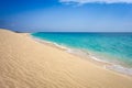 Ponta preta beach and dune in Santa Maria, Sal Island, Cape Verde Royalty Free Stock Photo