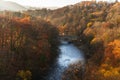 Pontcysyllte Aqueduct with Llangollen Canal in Wales, UK