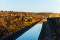 Pontcysyllte Aqueduct with Llangollen Canal in Wales, UK