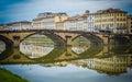 Ponte alla Carraia - Florence, Italy Royalty Free Stock Photo