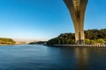 Ponte Arrabida bridge crossing Douro River in Portugal