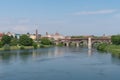 Ponte Coperto bridge, Pavia, Lombardy, Italy Royalty Free Stock Photo