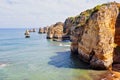 Ponte da Piedade, beautiful rocky coast in Algarve, Portugal Royalty Free Stock Photo