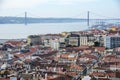 Ponte 25 de Abril, the 25th of April Bridge Lisbon Royalty Free Stock Photo