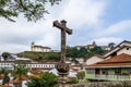 Ponte de Antonio Dias Antonio Dias Bridge and Merces de Baixo Church - Ouro Preto, Minas Gerais, Brazil Royalty Free Stock Photo