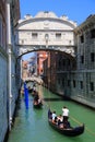 Ponte dei Sospiri - Bridge of Sighs in Venice Royalty Free Stock Photo