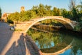 Ponte del diavolo - Devil`s Bridge in tiny Torcello island, near Venice, Italy Royalty Free Stock Photo