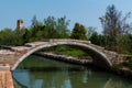 Ponte del Diavolo in Torcello, Venice Royalty Free Stock Photo