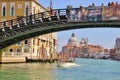 Ponte dell Accademia on the Grand Canal in Venice, Italy. Royalty Free Stock Photo