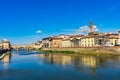 Ponte Palazzo Vecchio Arno River Florence Tuscany Italy Royalty Free Stock Photo