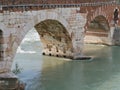 Ponte Pietre a bridge in Verona in Italy
