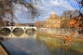 Ponte Principe Amedeo Savoia Aosta, Rome Royalty Free Stock Photo