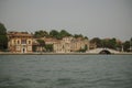 Ponte San Biasio delle Catene brigde over the grand canal in Venice, Italy