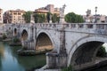 Ponte Sant`Angelo in Rome, Italy