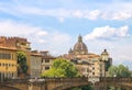 Ponte Santa Trinita bridge over the Arno river in Florence Royalty Free Stock Photo