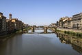 Ponte Santa Trinita bridge over the Arno River, Florence, Italy Royalty Free Stock Photo