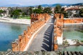 Ponte Scaligero in Verona, Italy Royalty Free Stock Photo