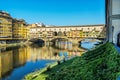 Ponte Vecchio and Arno, Florence, Italy Royalty Free Stock Photo