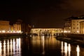 Ponte Vecchio, Arno night, Florence, Italy Royalty Free Stock Photo