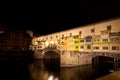 Ponte Vecchio, Arno, night, Florence, Italy Royalty Free Stock Photo