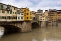 Ponte Vecchio bridge in Florence. Royalty Free Stock Photo