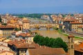 Ponte Vecchio Bridge, Florence cityscape Royalty Free Stock Photo