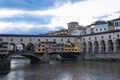 Ponte Vecchio bridge over Arno river in Florence, Italy Royalty Free Stock Photo