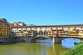 Ponte Vecchio Bridge over River Arno, Florence or Firenze, Tuscany, Italy Royalty Free Stock Photo