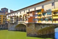 Ponte Vecchio Bridge over River Arno, Florence or Firenze, Tuscany, Italy Royalty Free Stock Photo